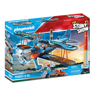 Load image into Gallery viewer, Playmobil 70831 air stuntshow dubbeldekker