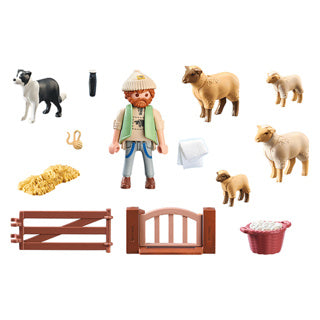Load image into Gallery viewer, PLAYMOBIL Country Jonge Herder met Schapen 71444