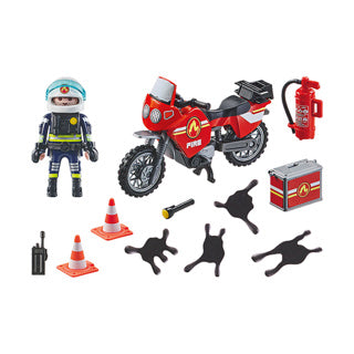 ギャラリービューアに画像をロードする, Playmobil action heroes brandweer op de plaats van het ongeval - 71466