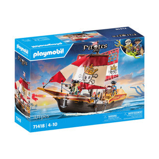 ギャラリービューアに画像をロードする, Playmobil pirates piratenschip - 71418