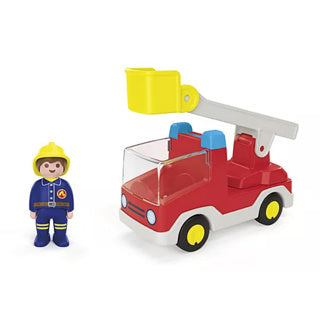 Load image into Gallery viewer, Playmobil 71683 junior brandweerwagen met ladder