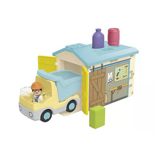 Cargue la imagen en el visor de la galería, Playmobil 71686 junior werkman met sorteer-garage
