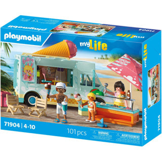 Laden Sie das Bild in Galerie -Viewer, Playmobil 71904 ijscowagen met surfshop