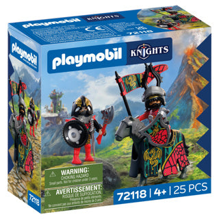 Afbeelding laden in galerijviewer, Playmobil 72118 drakenridder leider | 2 stuks