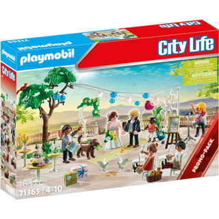 Afbeelding laden in galerijviewer, Playmobil city life promo huwelijksfeest - 71365