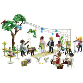 Afbeelding laden in galerijviewer, Playmobil city life promo huwelijksfeest - 71365