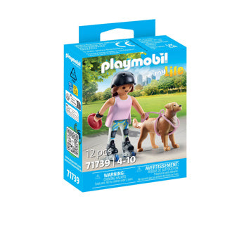 ギャラリービューアに画像をロードする, Playmobil 71739 schaatser met retriever | 2 stuks