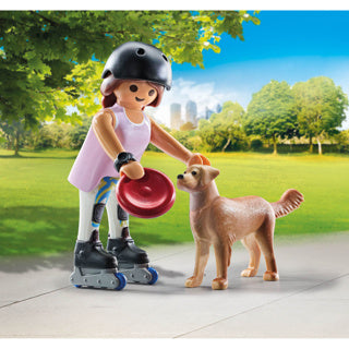 ギャラリービューアに画像をロードする, Playmobil 71739 schaatser met retriever | 2 stuks