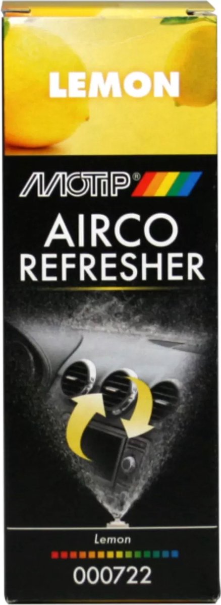 Laden Sie das Bild in Galerie -Viewer, Motip car care black airco refresher in 150ml spuitbus- lemon