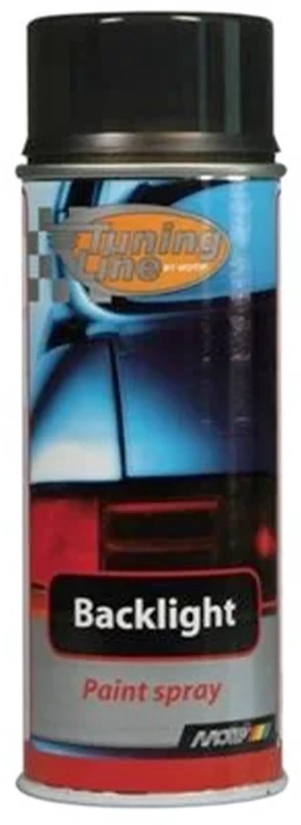 Afbeelding laden in galerijviewer, Motip tuning line transparante achterlichtenspray 400 ml zwart