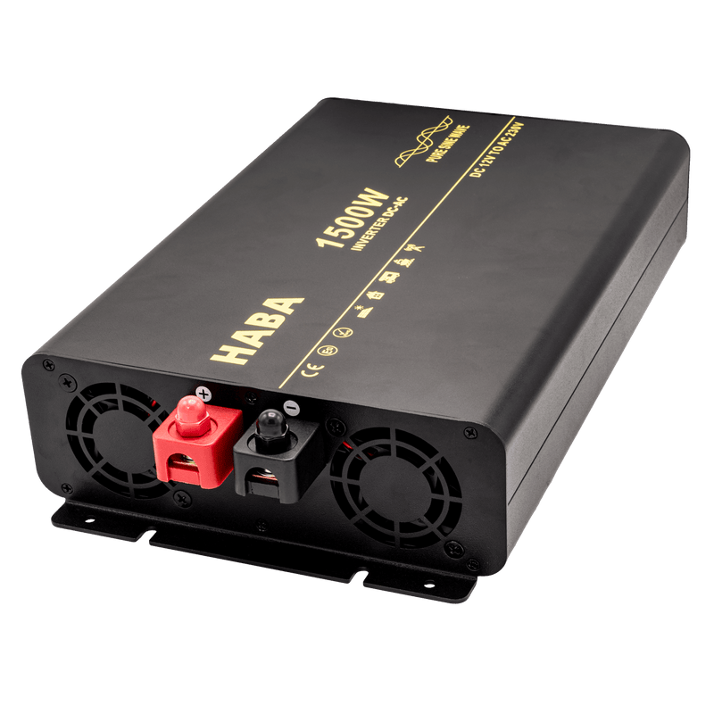 Cargue la imagen en el visor de la galería, Pure sine wave omvormer camper en caravan - 1500w met ac-prioriteit