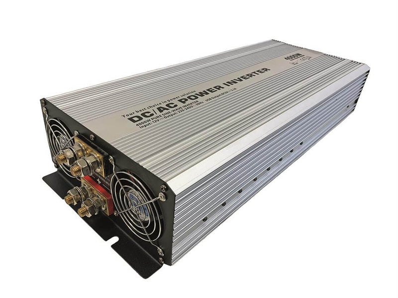 Afbeelding laden in galerijviewer, Pure sine wave sinus omvormer 12v-230v - 4000w met ac-prioriteit