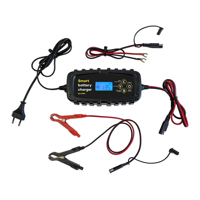 Chargez l'image dans la visionneuse de la galerie, Smart battery charger slimme acculader voor lood, lithium en agm accu's