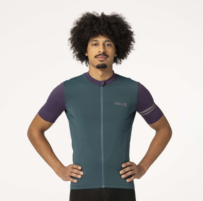 ギャラリービューアに画像をロードする, Colorblock fietsshirt performance heren