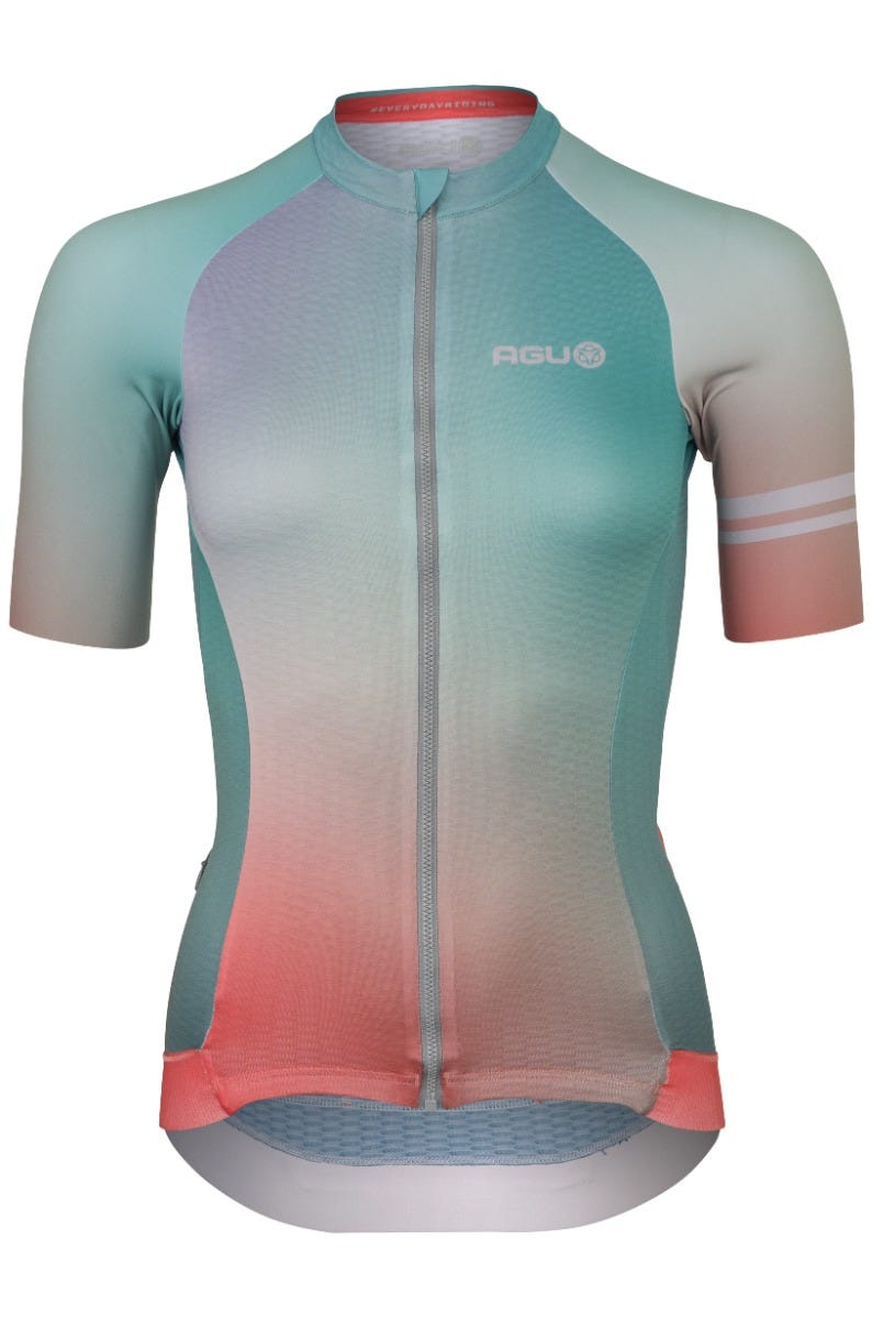 Laden Sie das Bild in Galerie -Viewer, Gradient fietsshirt performance dames