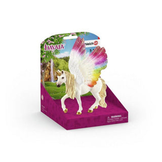 Afbeelding laden in galerijviewer, Schleich bayala gevleugelde regenboog eenhoorn 70576