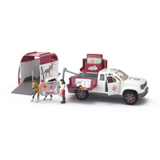 Afbeelding laden in galerijviewer, Schleich horse club mobiele dierenarts - 90dlg.