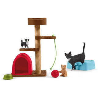 Afbeelding laden in galerijviewer, Schleich farm world speelplezier voor katten 42764