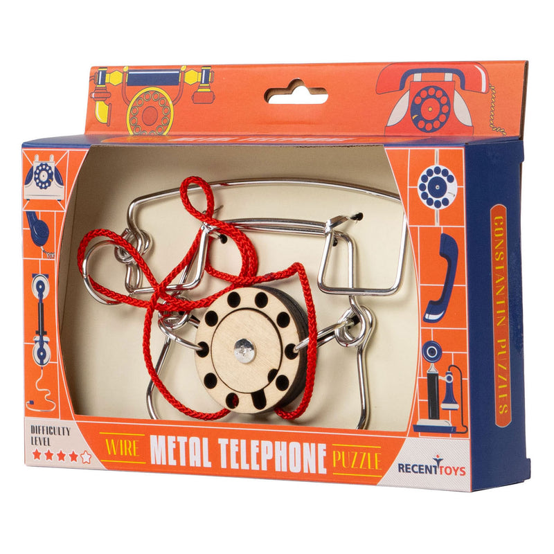 Load image into Gallery viewer, Recent toys metal telephone breinpuzzel