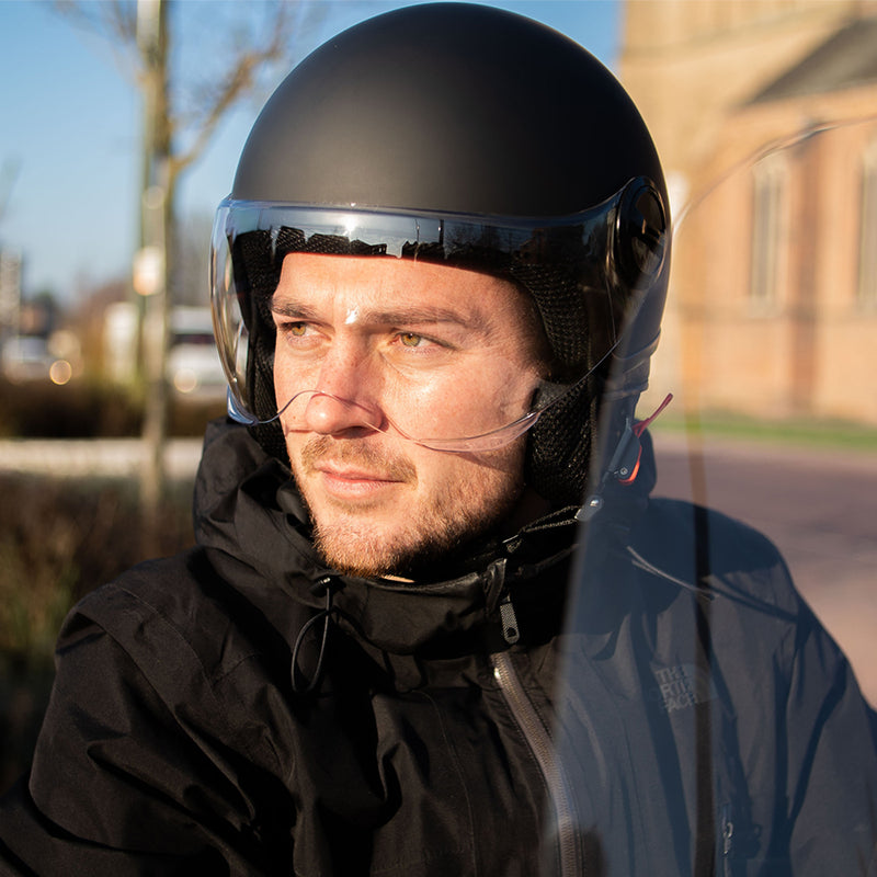 Load image into Gallery viewer, Pro-Tect Protect urban helm xl voor scooter en fiets ece keurmerk zwart