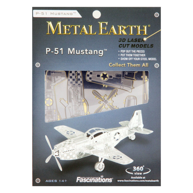 Load image into Gallery viewer, Eureka metal earth mustang p-51
