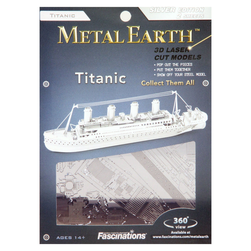Afbeelding laden in galerijviewer, Eureka metal earth titanic ship zilver editie
