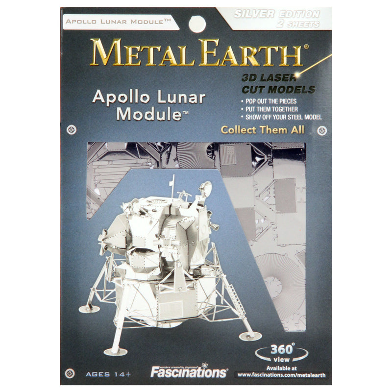 Afbeelding laden in galerijviewer, Metal earth apollo lunar module zilver editie