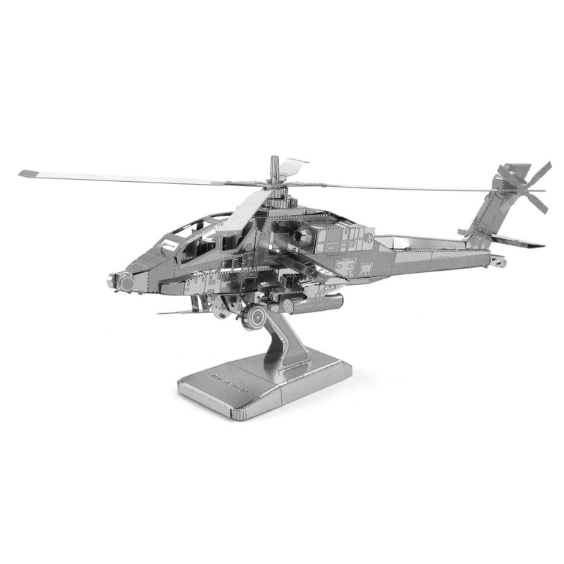 Load image into Gallery viewer, Eureka metal earth ah-64 apache zilver editie