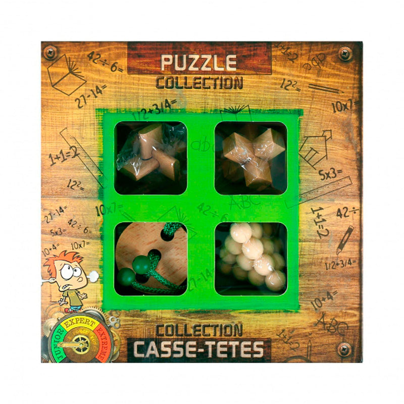 Load image into Gallery viewer, Eureka houten breinpuzzels junior, 4st.