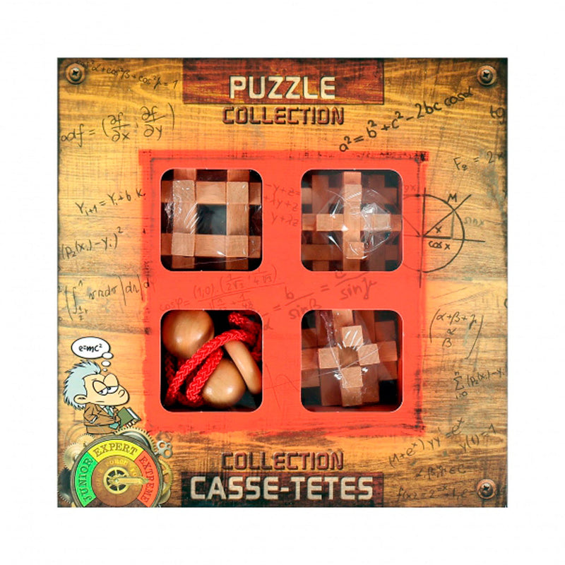 Load image into Gallery viewer, Eureka houten breinpuzzels extreme, 4st.