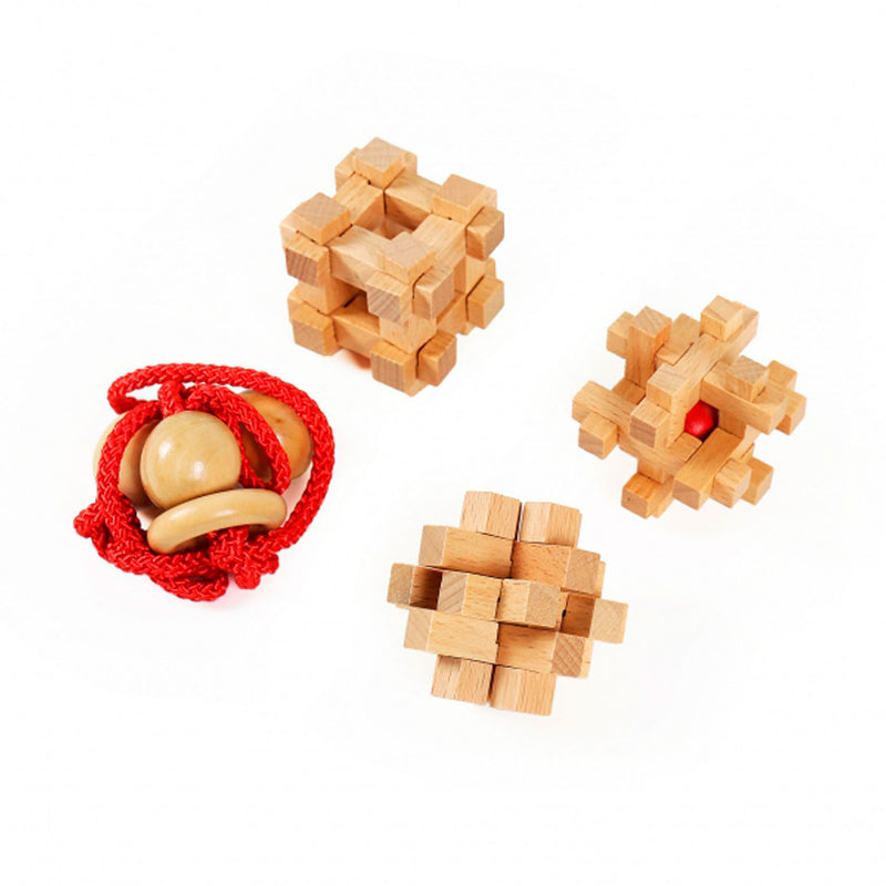 Load image into Gallery viewer, Eureka houten breinpuzzels extreme, 4st.