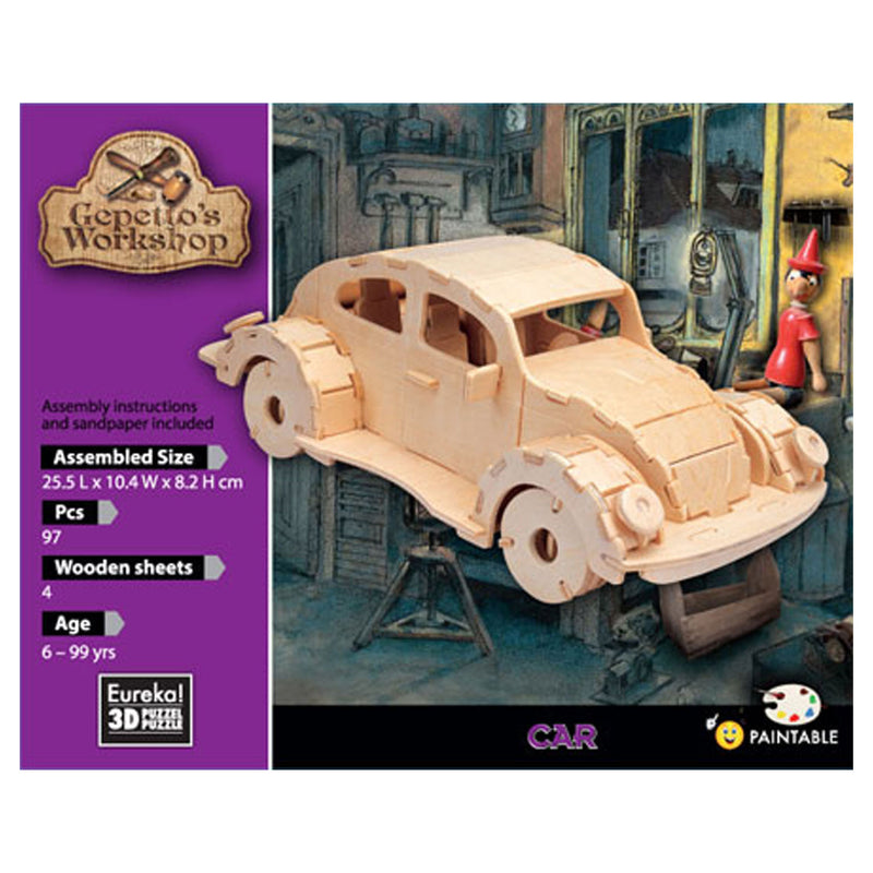 Load image into Gallery viewer, Eureka gepetto's workshop houten bouwpakket 3d - auto