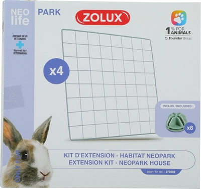 Load image into Gallery viewer, Zolux neolife neopark konijn uitbereidingsset gaaspanelen