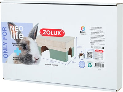 Load image into Gallery viewer, Zolux neolife houten huisje konijn groen