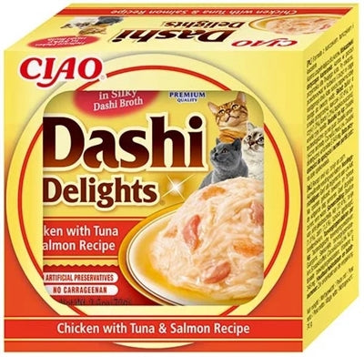 Load image into Gallery viewer, Inaba Dashi delights chicken with tuna salmon recipe