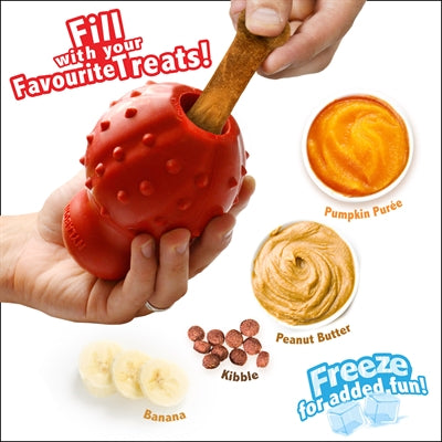 Load image into Gallery viewer, Nylabone Strong rubber cone baconsmaak