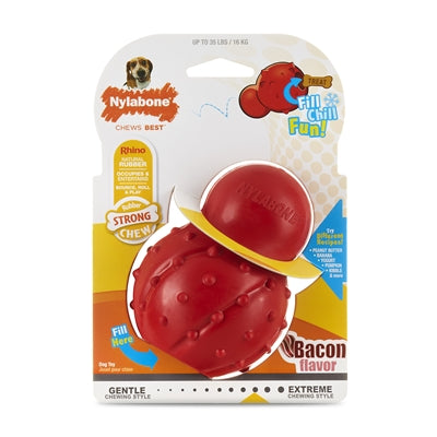 Load image into Gallery viewer, Nylabone Strong rubber cone baconsmaak