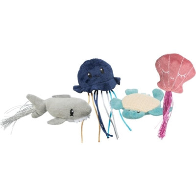 Load image into Gallery viewer, Trixie zeedier pluche met catnip assorti