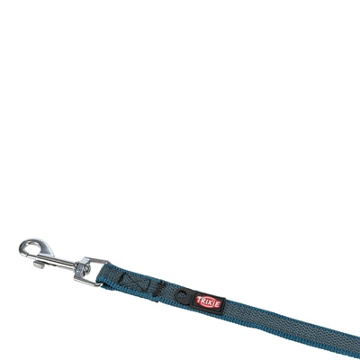 ギャラリービューアに画像をロードする, Trixie riem sleeplijn voor hond met rubber anti slip petrol blauw l xl 5 mtr x 1,7 cm