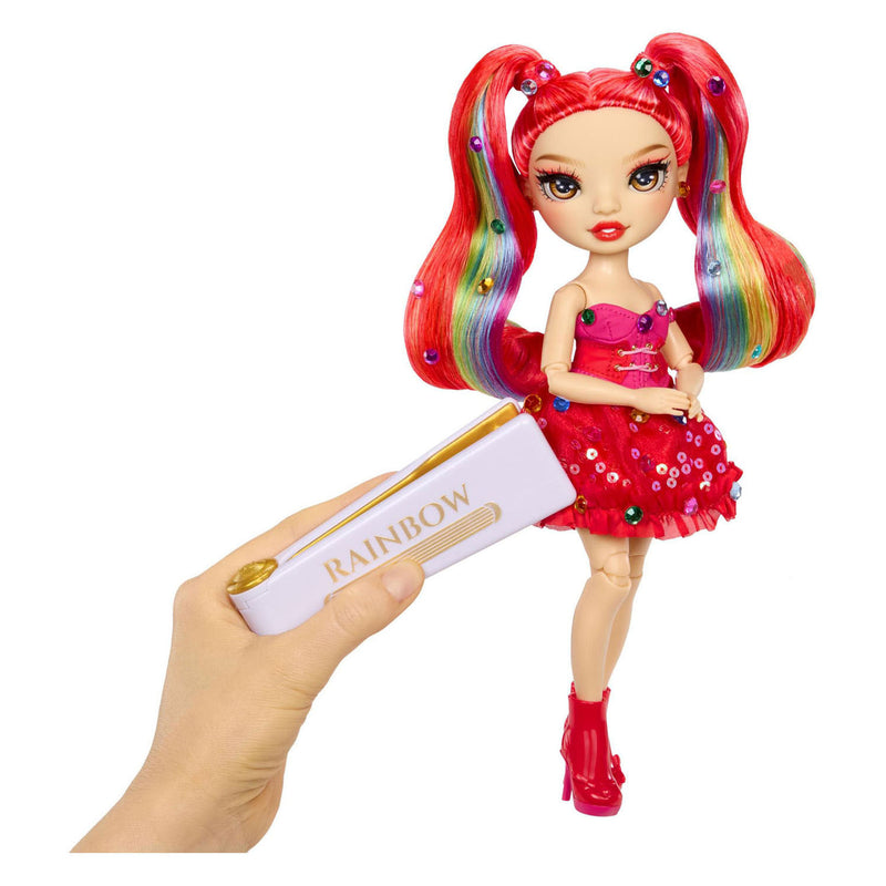 Chargez l'image dans la visionneuse de la galerie, Rainbow high be dazzling-modepoppen - vivienne rouge (rood) met bedazzle-tool en glinsterende strass-steentjes