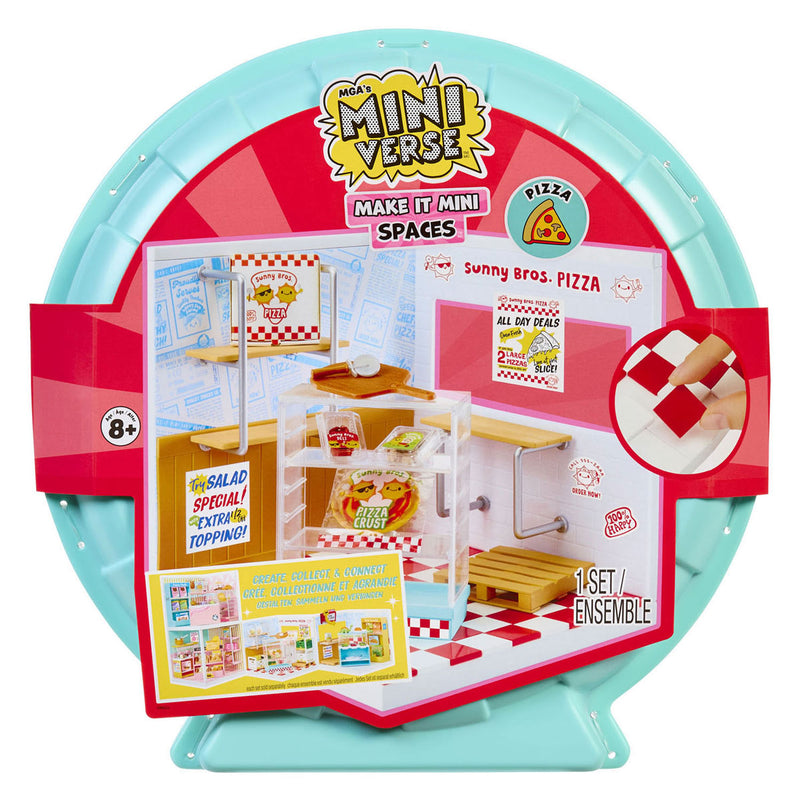 Afbeelding laden in galerijviewer, Miniverse ™ make it mini spaces™ pizzawinkel - knutselset - bouwpakket- maak je eigen mini pizzeria