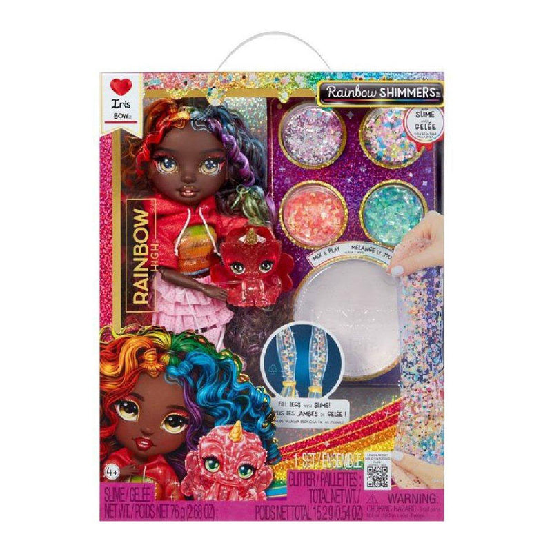 Chargez l'image dans la visionneuse de la galerie, Rainbow high shimmers met slijm-modepop - iris (regenboogkleurig)