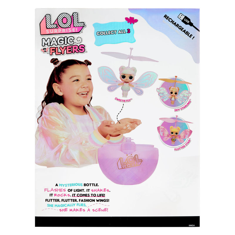 Laden Sie das Bild in Galerie -Viewer, L.O.L. Surprise Wishies Flying Tot Lila