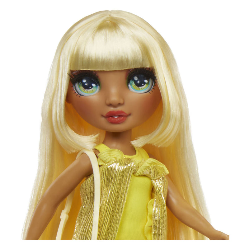 Afbeelding laden in galerijviewer, Rainbow high swim style-modepop - 28 cm - sunny (geel)