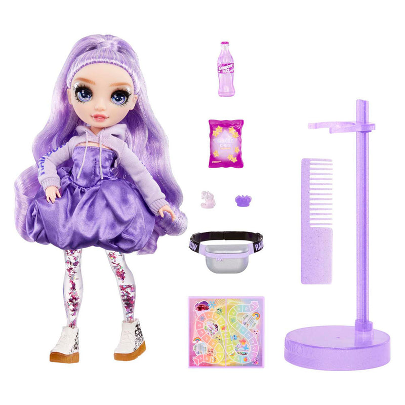 Load image into Gallery viewer, Mga entertainment rainbow high sparkle shine modepop - viola