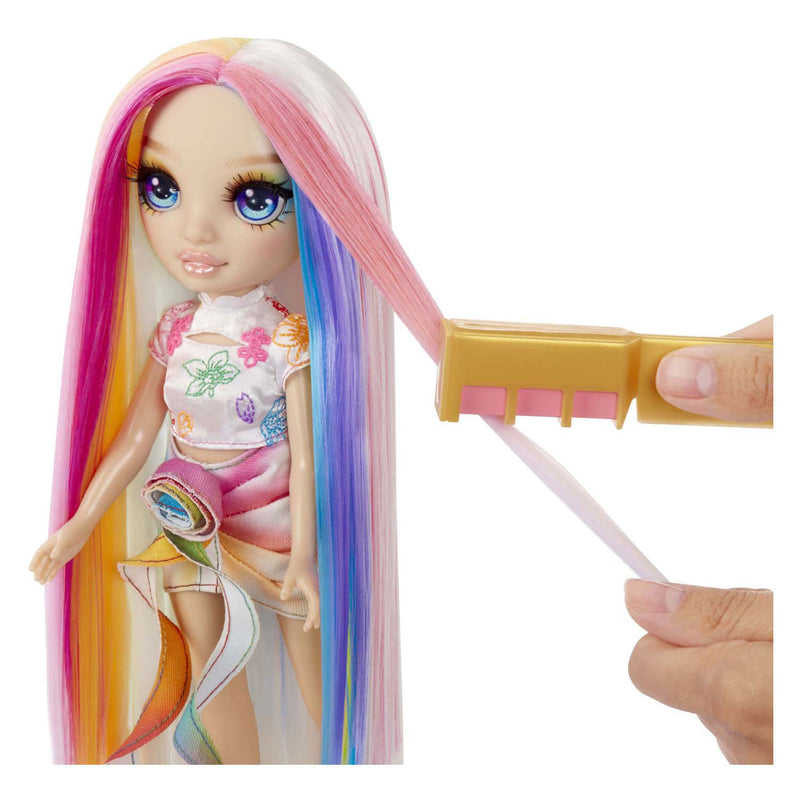 Load image into Gallery viewer, Mga entertainment rainbow high modepop met haarkrijt - amaya regenboog
