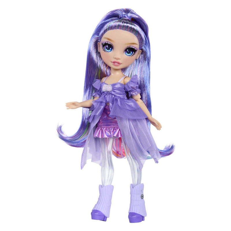 Afbeelding laden in galerijviewer, Rainbow high shimmers met slijm-modepop - violet (paars)
