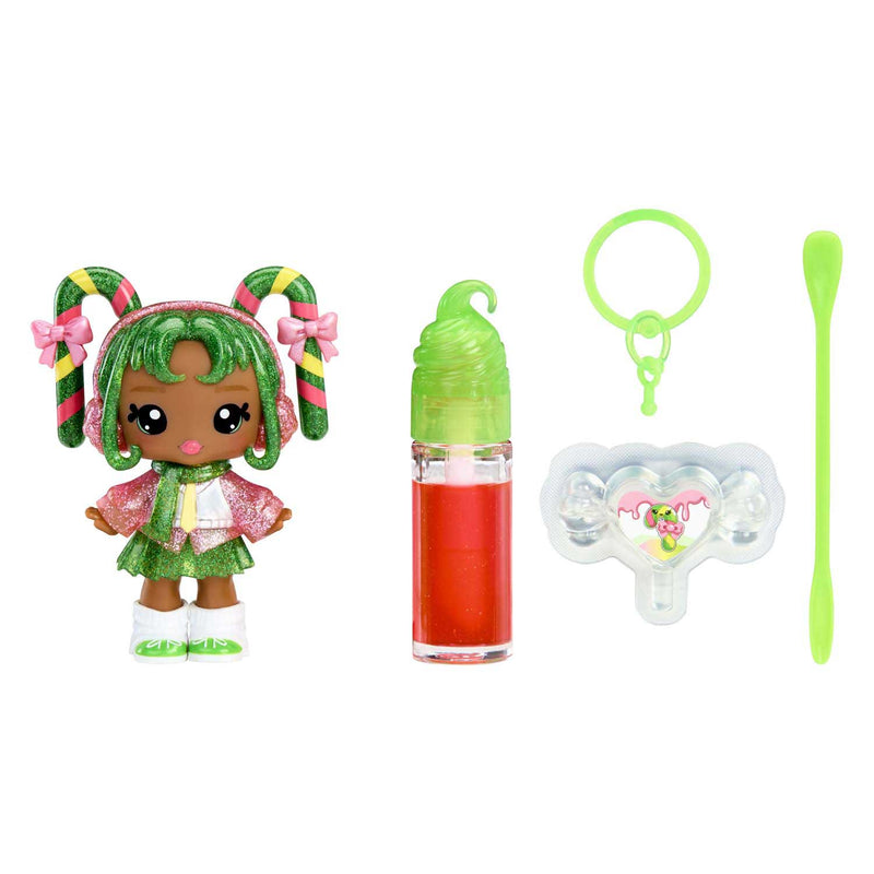 Load image into Gallery viewer, Mga entertainment yummiland pop - halle candy cane met lipgloss set
