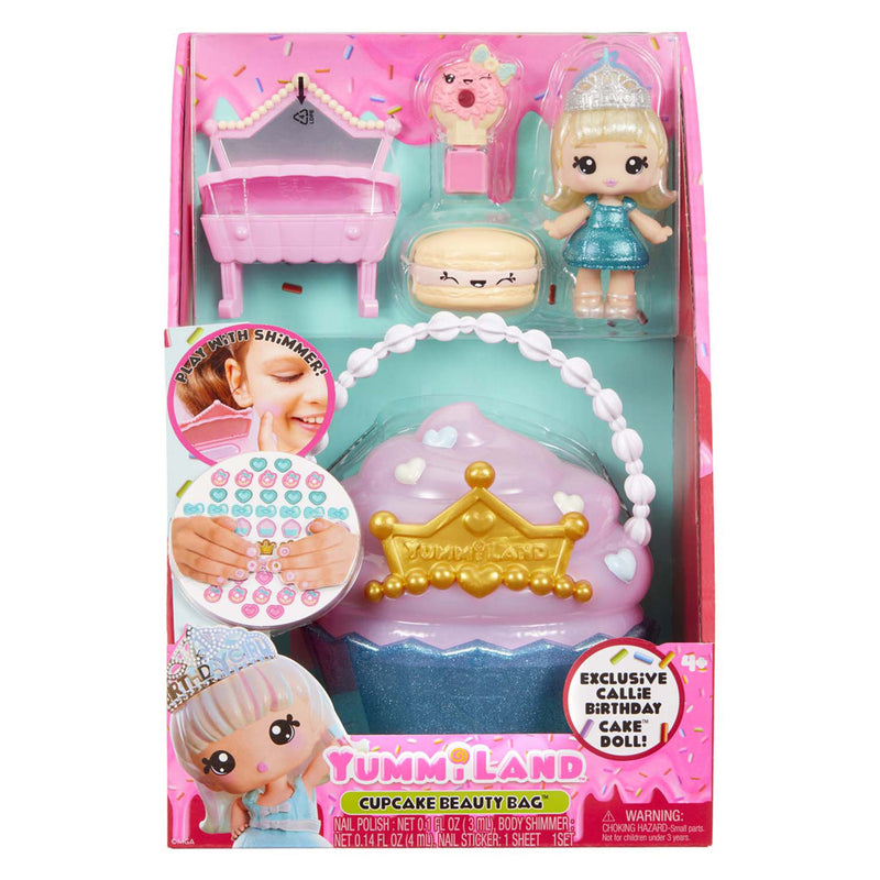 Afbeelding laden in galerijviewer, Yummiland beauty bag playset - cupcake lipgloss pop.