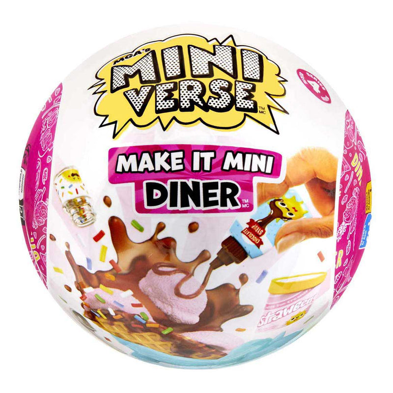 Afbeelding laden in galerijviewer, Miniverse make it mini foods: diner series 4 - knutselset - miniaturen maken - hapjes en drankjes - inclusief tafeltje